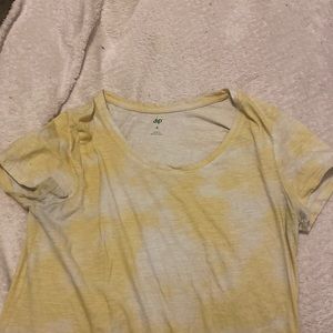Dip - Women’s Short Sleeve Yellow & White Tee - Size S - Worn once